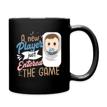 Bébé mère enceinte - Mug uni - noir - Droite