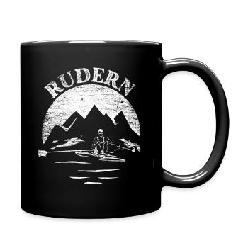 Cadeau d'aviron - Mug uni - noir - Droite