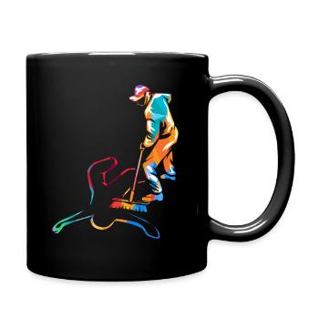Cadeau de nettoyeur de scène de crime - Mug uni - noir - Droite