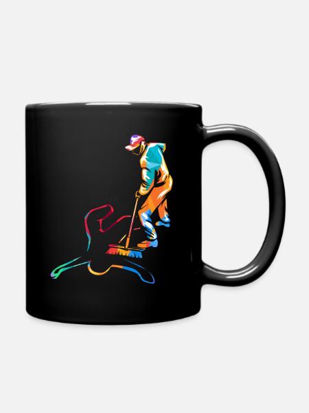 Cadeau de nettoyeur de scène de crime - Mug uni - noir