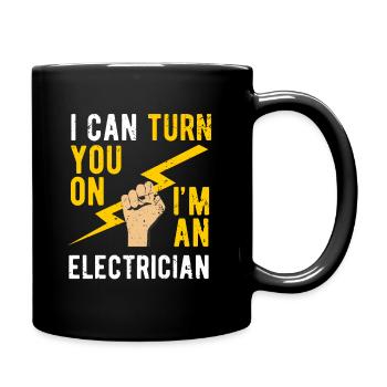 Électricien électricien - Mug uni - noir - Droite