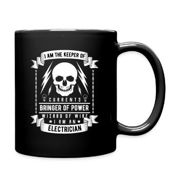Électricien électricien - Mug uni - noir - Droite