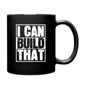 Carpenter Handyman Woodworker - Full Colour Mug - black - Right