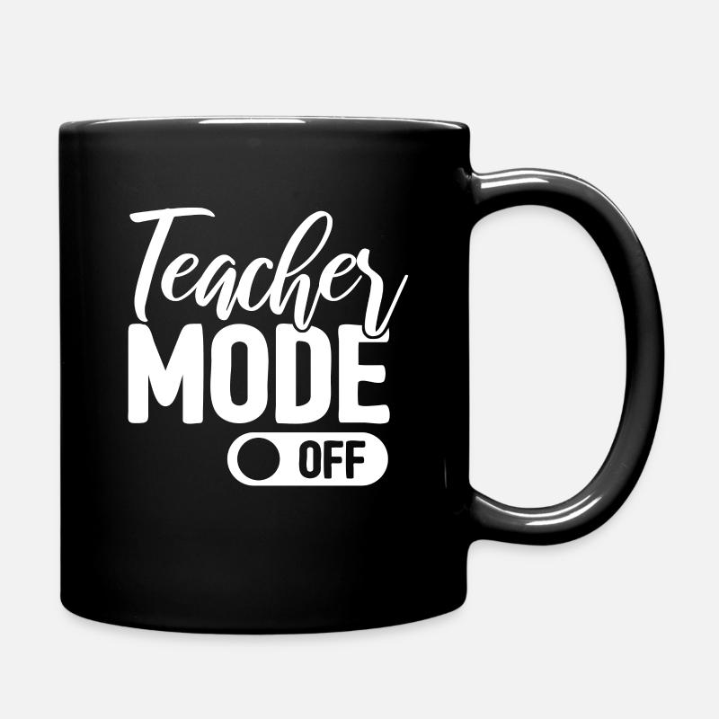 Lehrer Lehrerin - Tasse einfarbig - Schwarz