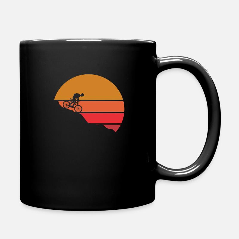 Mountainbike - Tasse einfarbig - Schwarz
