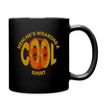 Hommes cool - Mug uni - noir - Droite