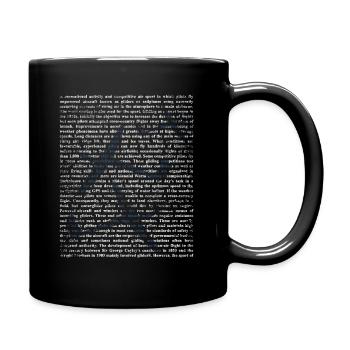 Glider Gift - Full Colour Mug - black - Right