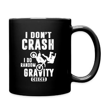 Je ne tombe pas en panne, je fais des contrôles de cravité aléatoires - Mug uni - noir - Droite