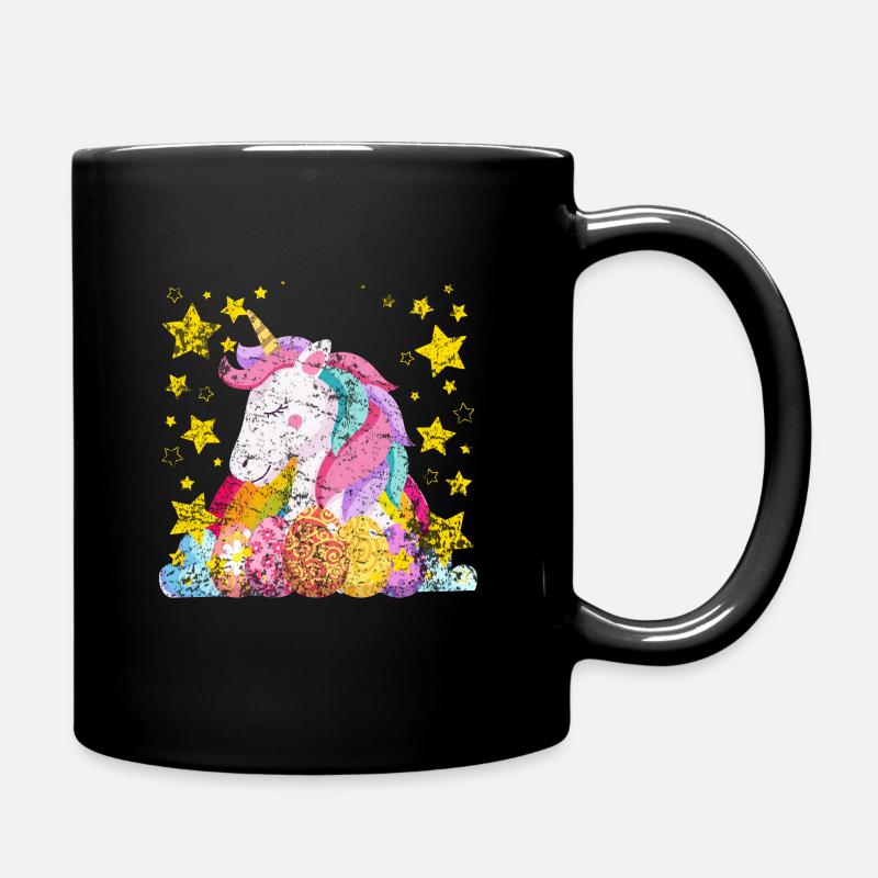 Licorne de Pâques - Mug uni - noir