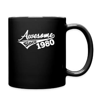 1980 40e anniversaire 40 ans Bday Cadeau - Mug uni - noir - Droite