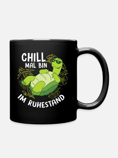 Rentner Renteneintritt Abschied Geschenk Lustige S - Tasse einfarbig - Schwarz