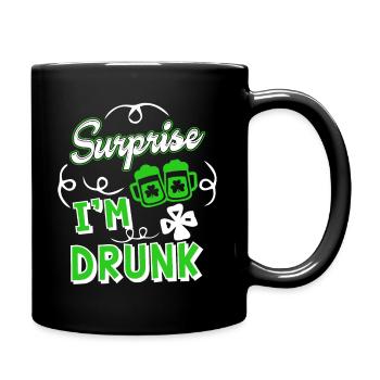 St Patrick's Day I'm Drunk St Patrick Day - Mug uni - noir - Droite