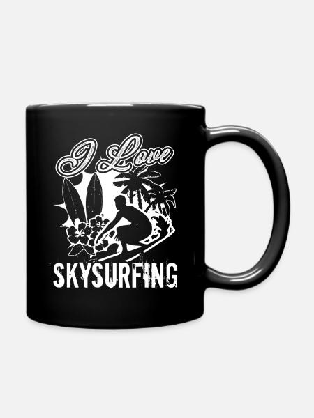 Skysurfing J'aime Skysurfing - Mug uni - noir