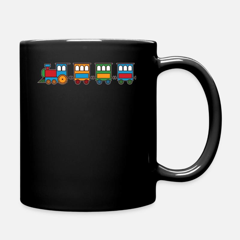 Train - Mug uni - noir