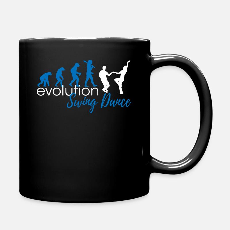 Swing Dance Evolution - Tasse einfarbig - Schwarz