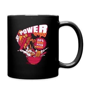 FPV Racing und Freestyle - Tasse einfarbig - Schwarz - Rechts