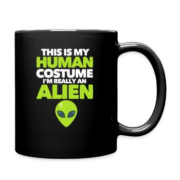 Extraterrestre - Mug uni - noir - Droite