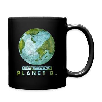 Earth Day Umweltschutz Planet - Tasse einfarbig - Schwarz - Rechts