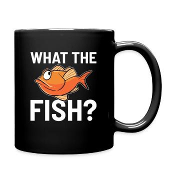 What The Fish pêcheur pêcheur pêcheur hobby - Mug uni - noir - Droite