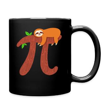 Sloth PI Math 3.14 - Mug uni - noir - Droite