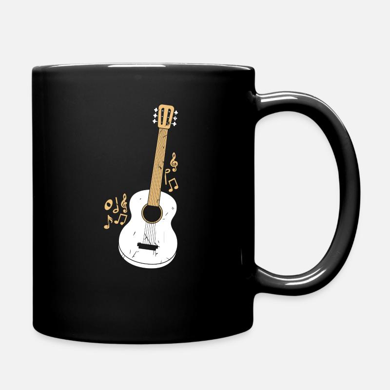 guitar - Full Colour Mug - black