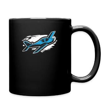 Vol modèle - Mug uni - noir - Droite