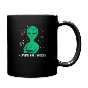 Extraterrestre - Mug uni - noir - Droite