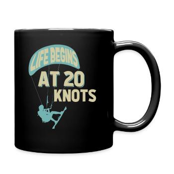 Kitesurf Kitesurfers Kiteboarding Kiteboard Kite - Mug uni - noir - Droite