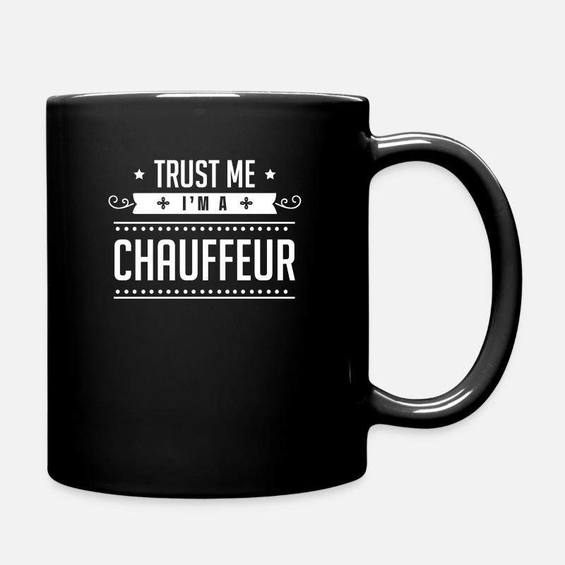 Chauffeur Chauffeurin Wagen Fahrer Team - Tasse einfarbig - Schwarz