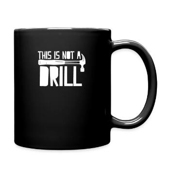 Ce n'est pas un exercice avec un marteau - Mug uni - noir - Droite
