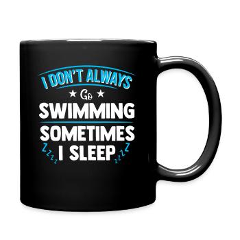 Natation nageur natation sport natation natation - Mug uni - noir - Droite