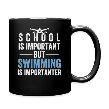Natation nageur natation sport natation natation - Mug uni - noir - Droite