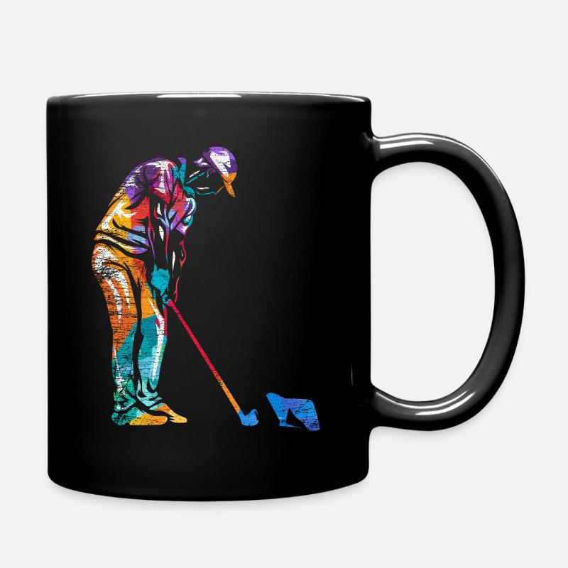 Cadeau golf - Mug uni - noir