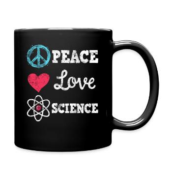Science physics biology teacher - Full Colour Mug - black - Right