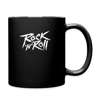 Rock And Roll - Tasse einfarbig - Schwarz - Rechts