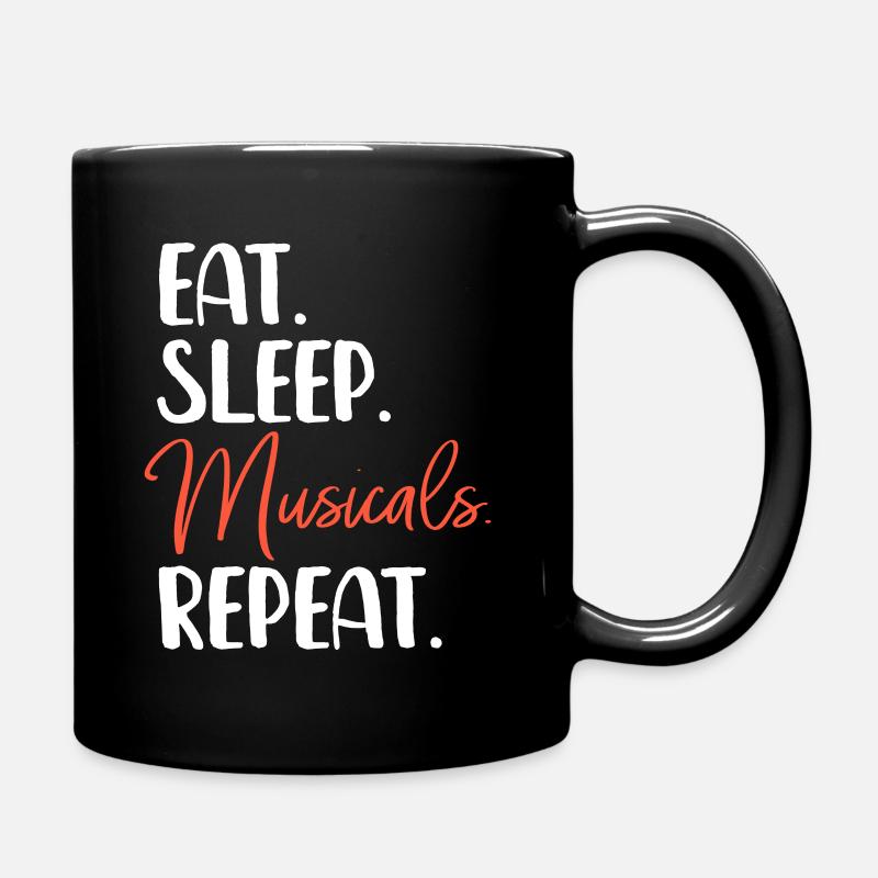 Musical - Tasse einfarbig - Schwarz
