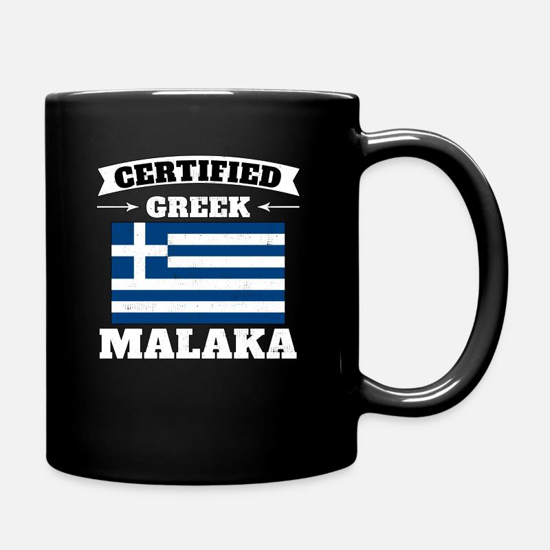 Malaka - Grec certifié - Mug uni - noir