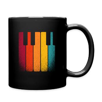 Key music - Full Colour Mug - black - Right