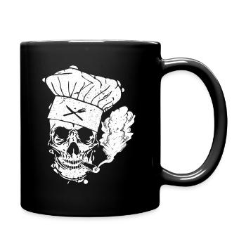 Chemise de cuisinier drôle - Mug uni - noir - Droite