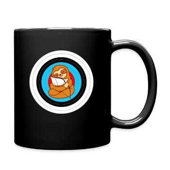 Archery Funny - Tasse einfarbig - Schwarz - Rechts