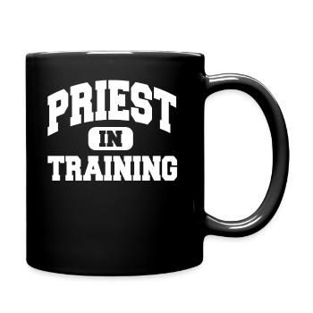 Prêtre en formation - Mug uni - noir - Droite