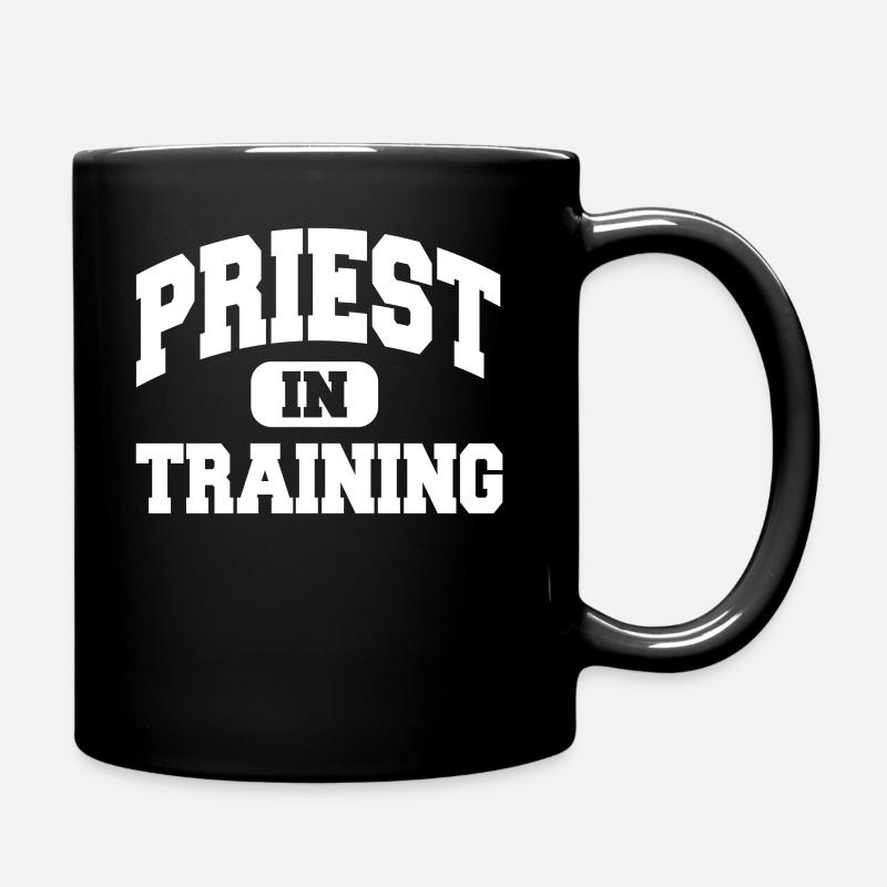 Priest In Training - Full Colour Mug - black
