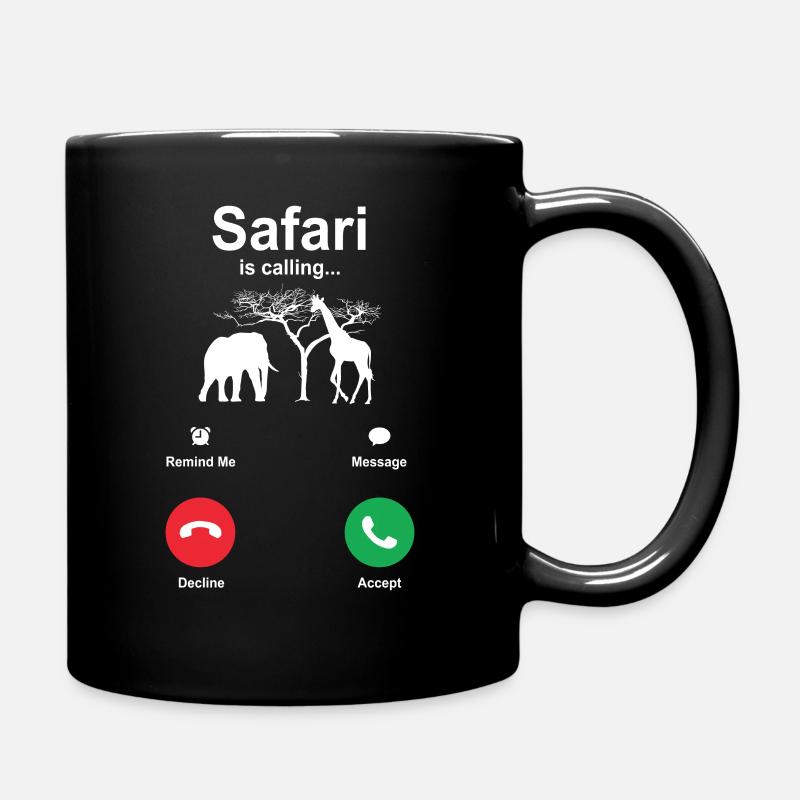 Safari - Tasse einfarbig - Schwarz
