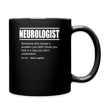 Funny Description Tea Neurologist Edition - Full Colour Mug - black - Right