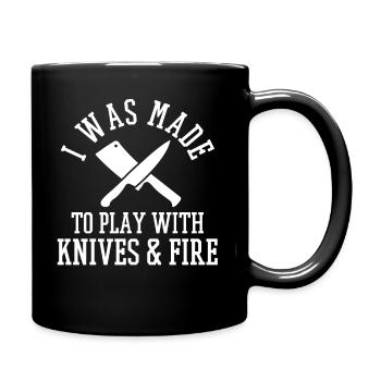 Chef cook - Full Colour Mug - black - Right