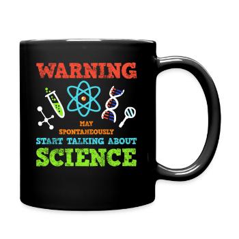 Science science chemistry bio physics - Full Colour Mug - black - Right