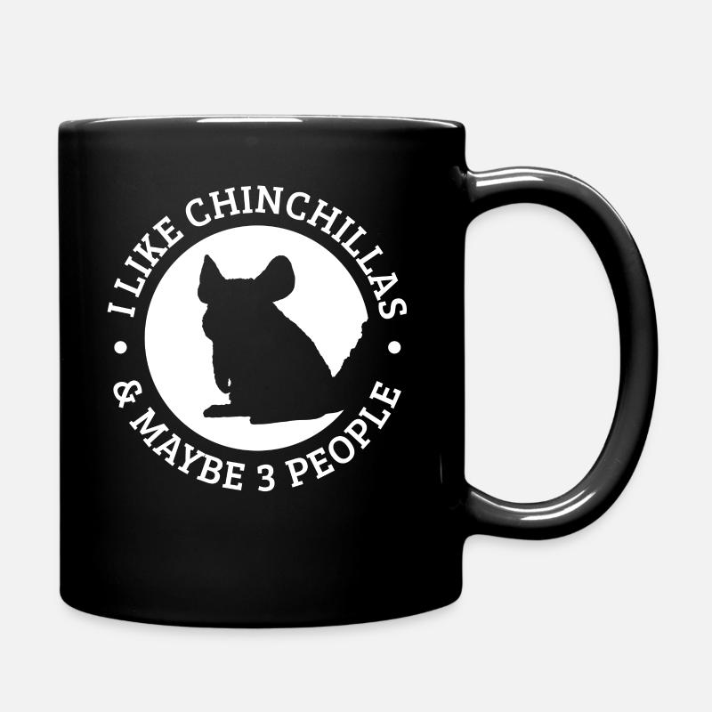 Chinchilla - Tasse einfarbig - Schwarz