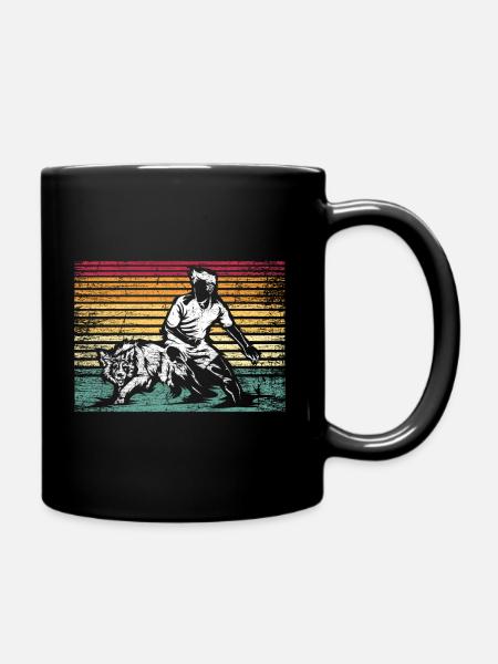 Border Collie Dextérité - Mug uni - noir