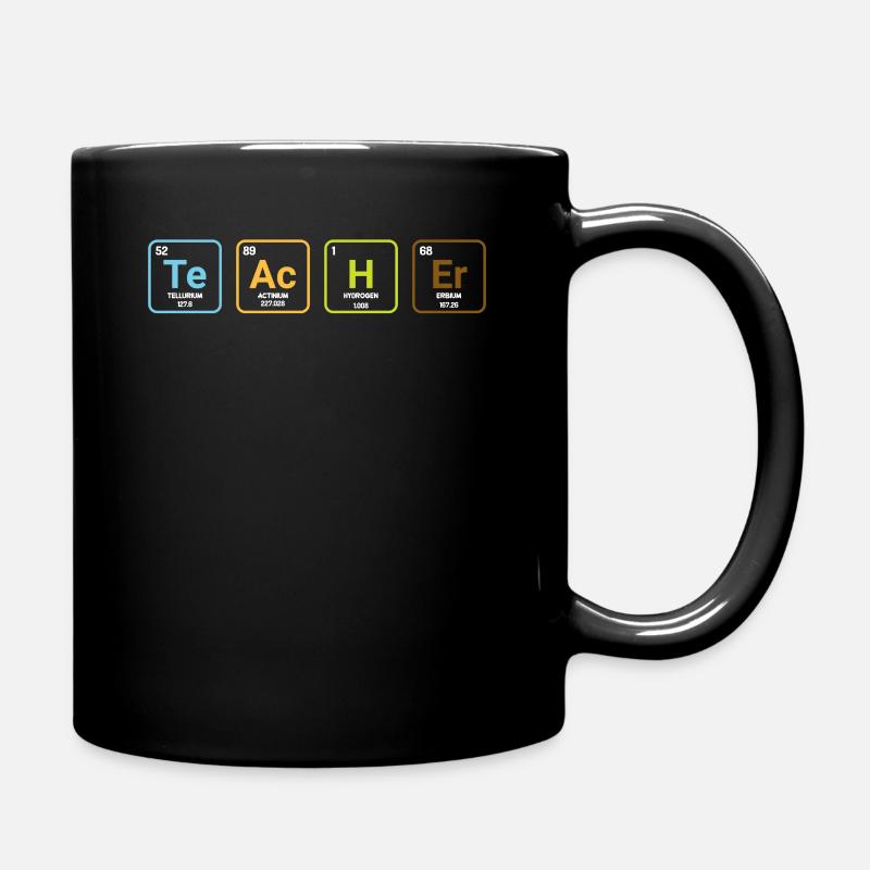 Tableau périodique des professeurs de chimie - Mug uni - noir