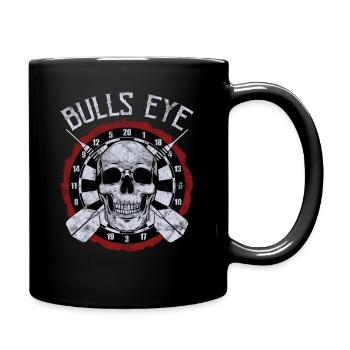 Dart Bullseye - Tasse einfarbig - Schwarz - Rechts